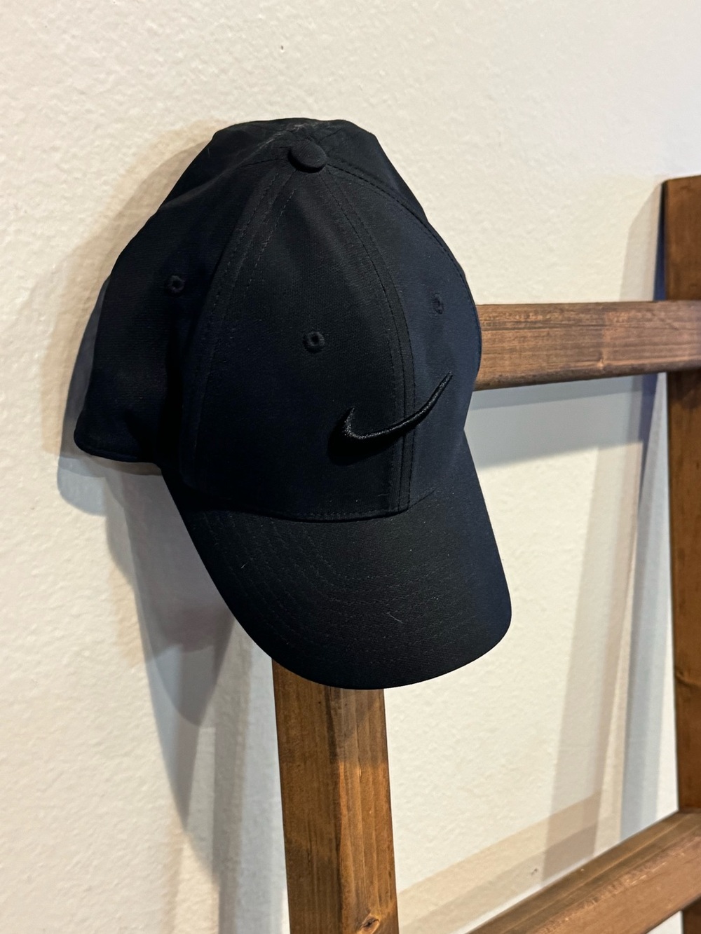 Nike Black Embroidered Swoosh Cap